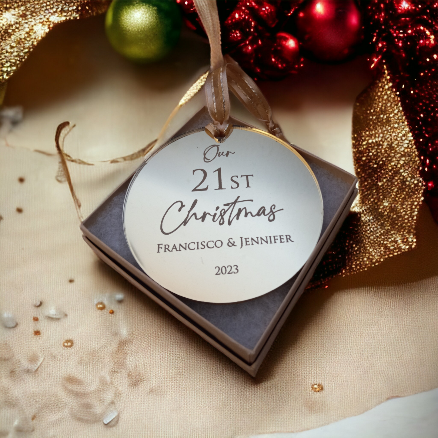 Personalized Ornament | Christmas Anniversary