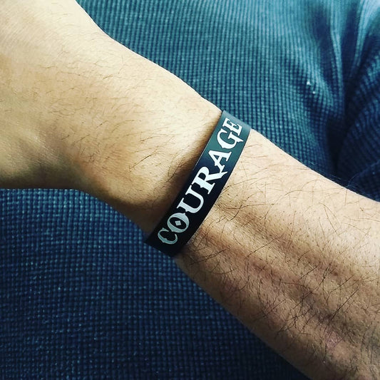 Laser Engraved Metal Bracelet