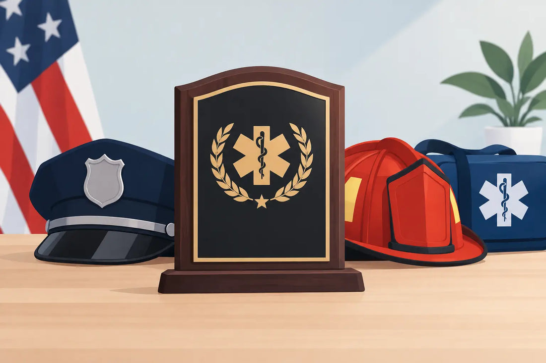 Choosing a First Responder Appreciation Plaque