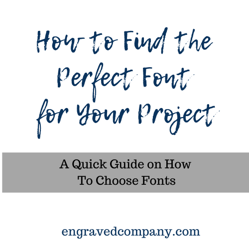 How to Find the Perfect Font for Your Project