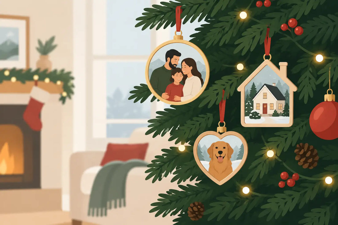 Personalized Holiday Ornaments That Feel Like Home
