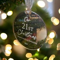 Personalized Ornament | Christmas Anniversary