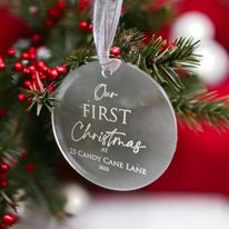 Personalized Ornament | Our First Christmas Home