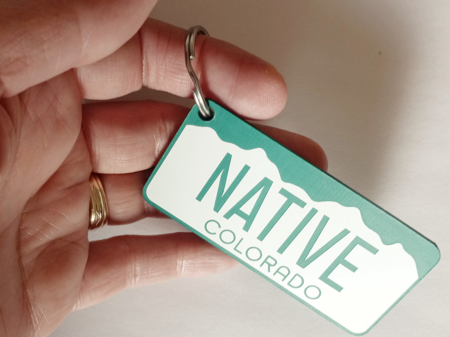 Colorado License Plate Keychain