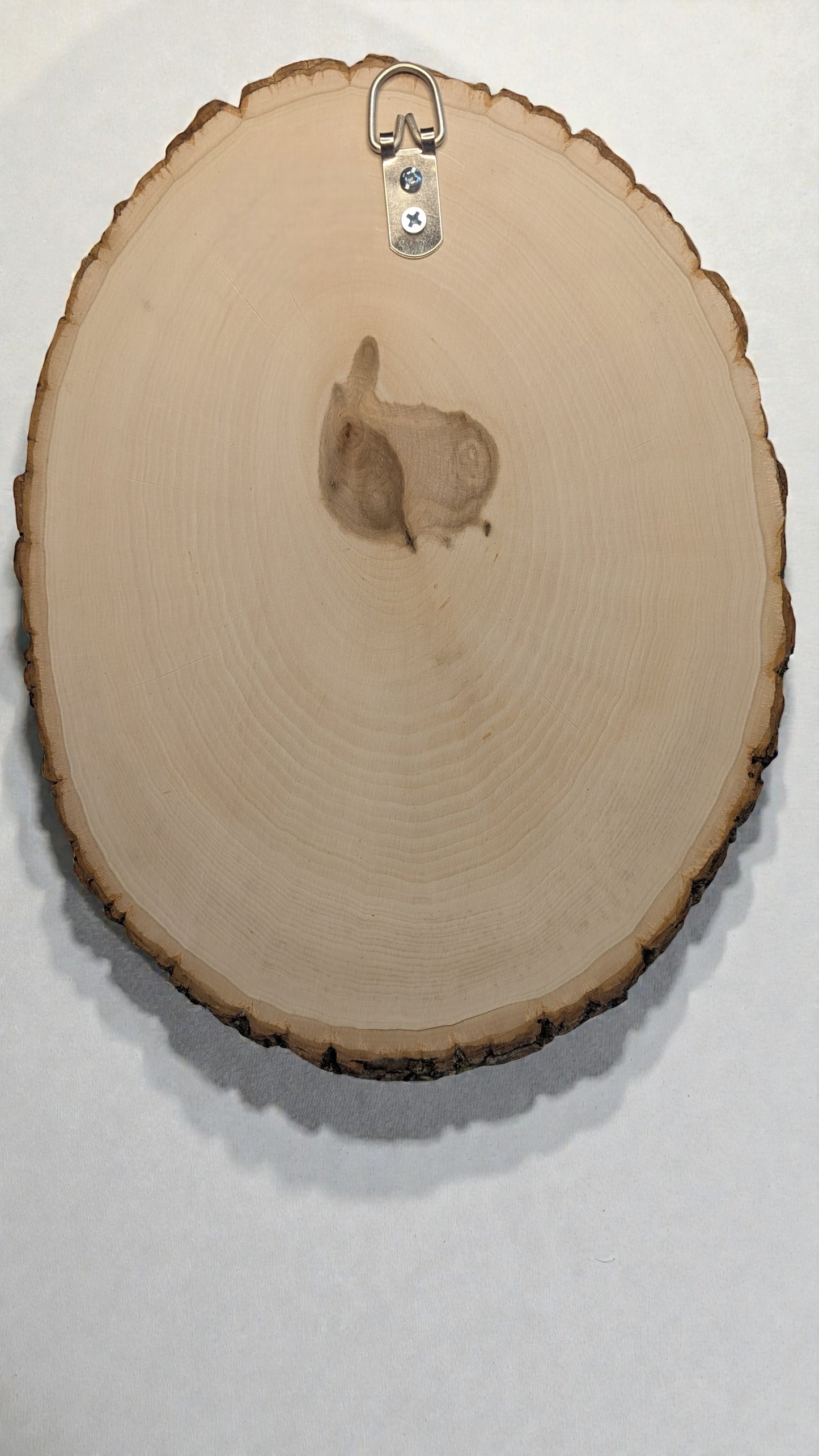 ENGRAVED. Wood Round | Joshua 1:9