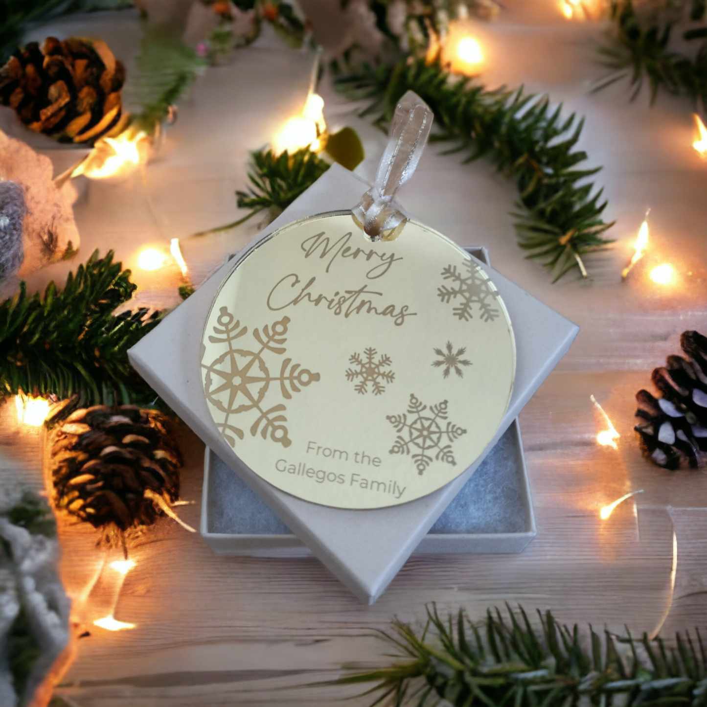Personalized Ornament | Merry Christmas from Our Family