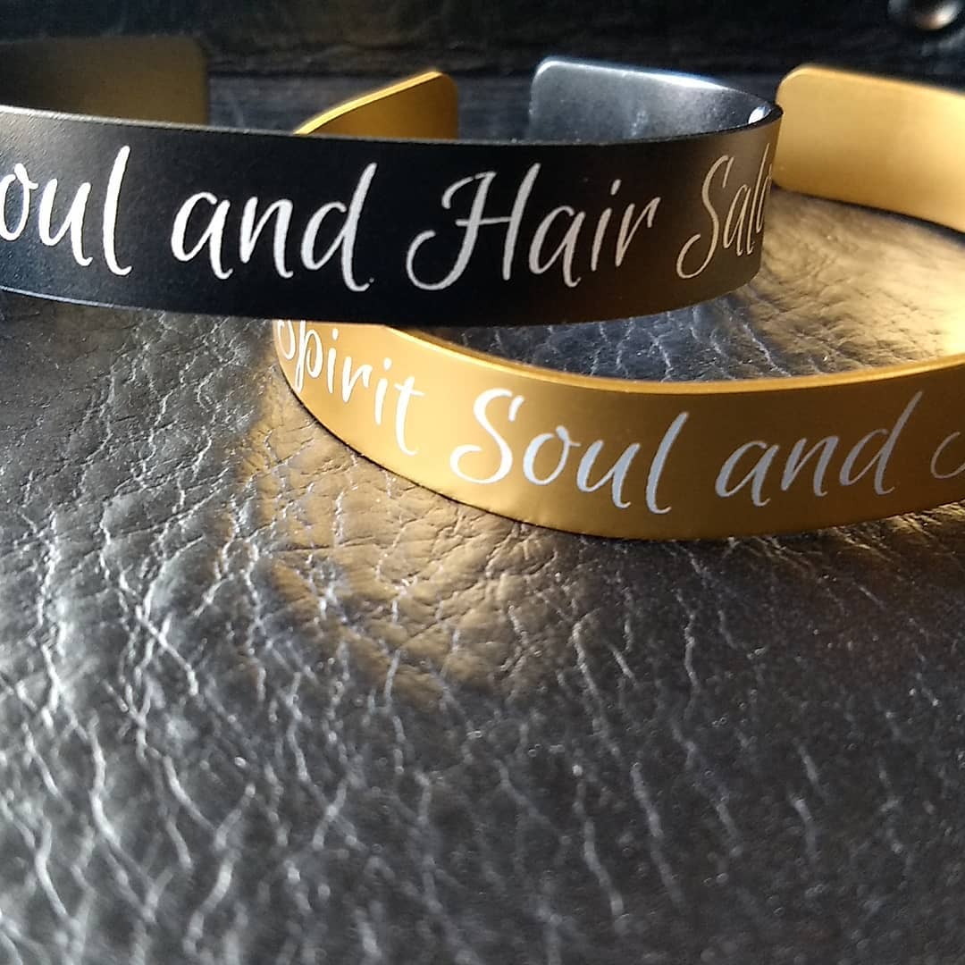 Engraved on sale metal bracelets