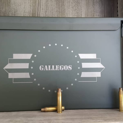 Laser Engraved Ammo Can